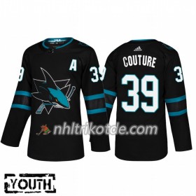 San Jose Sharks Trikot Logan Couture 39 Adidas Alternate 2018-19 Authentic - Kinder